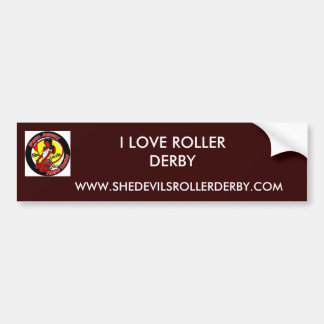 normal_shedevilslogo, WWW.SHEDEVILSROLLERDERBY.... Bumpersticker