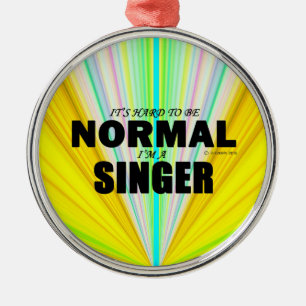 Normal Singer Metalen Ornament
