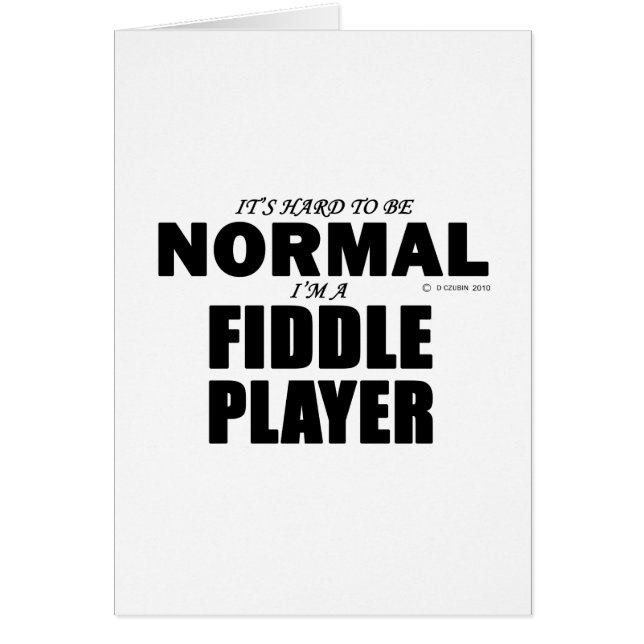 Normale Fiddle Player (Voorkant)