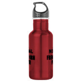 Normale Franse Horn Player Waterfles (Achterkant)