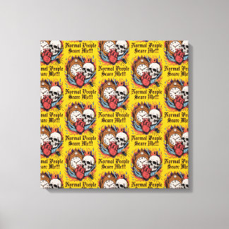 Normale Mensen Bang Maak Me Canvas Afdruk