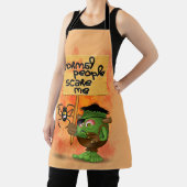 'Normale mensen schrikken me' Frankenstein karakte Schort (Insitu)