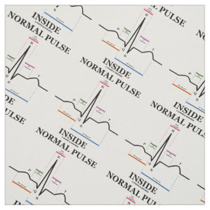 Normale puls in hartslag elektrocardiogram stof