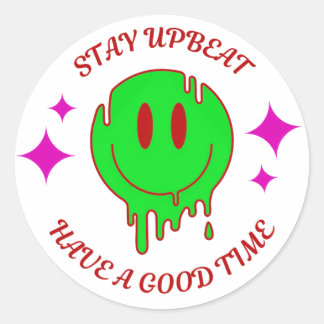 Normale ronde sticker