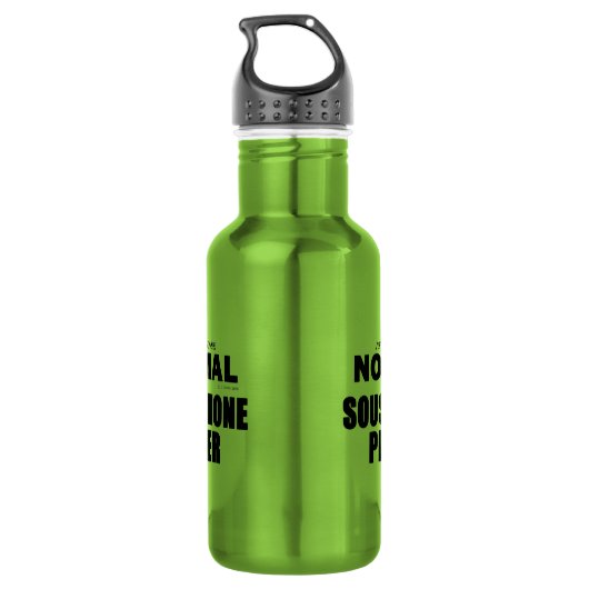 Normale Sousaphone Player Waterfles (Achterkant)