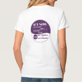 normale V-hals t-shirt (Achterkant)