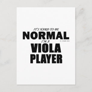 Normale Viola Player Briefkaart