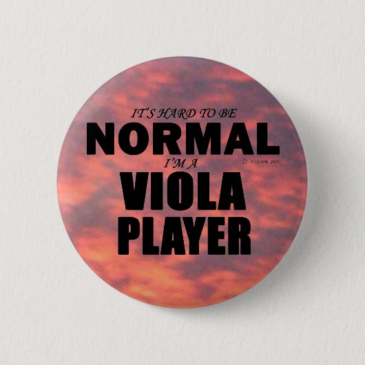 Normale Viola Player Ronde Button 5,7 Cm (Voorkant)