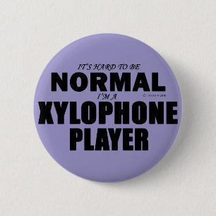 Normale Xylophone-speler Ronde Button 5,7 Cm