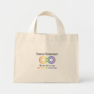 Normaliseer Neurodiversiteit Mini Tote Bag