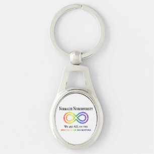 Normaliseer Neurodiversiteit Sleutelhanger