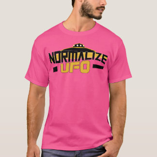 Normaliseer Ufo Met Ufo Vliegen T-shirt
