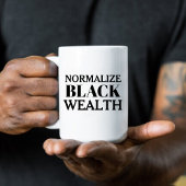 Normaliser la Mug de café Black Wealth