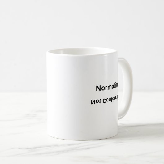 Normaliser non conforme Mug (Devant droit)