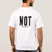 normaliteit t-shirt (Achterkant)