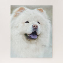 Norman Cream Chow Chow Jigsaw Puzzle