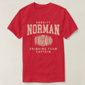 Norman Drink Kapitein Oklahoma Craft Beer O T-shirt (Design voorkant)