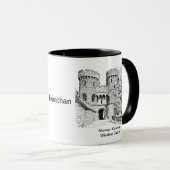 Norman Gateway, Windsor Castle (bewerkbare naam) Mok (Voorkant rechts)