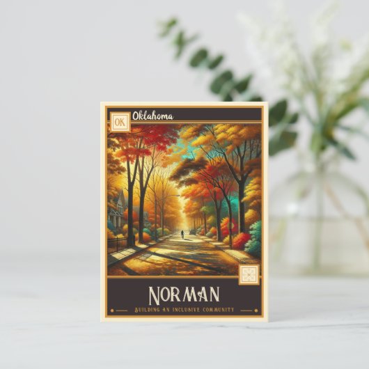 Norman, Oklahoma | Briefkaart (Staand voorkant)