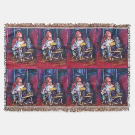 Norman Perfers om in zijn slaap te tekenen Deken (Voorkant)