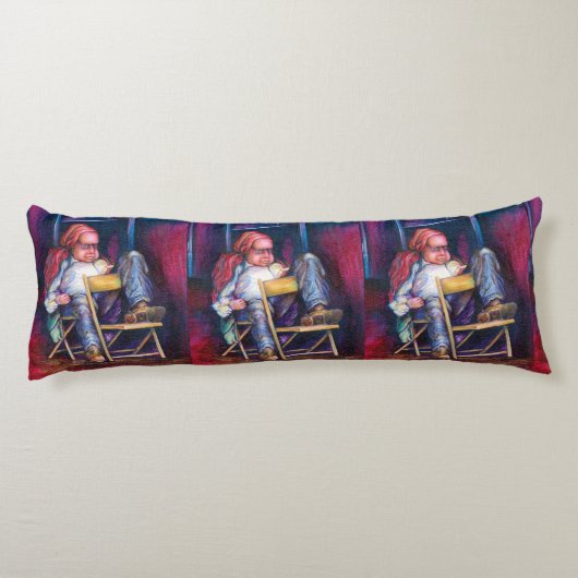 Norman Perfers om in zijn slaap te tekenen Lichaamskussen (Achterkant)