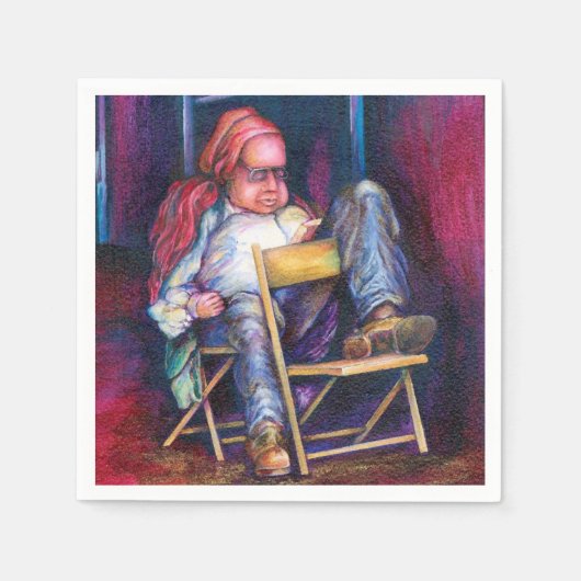 Norman Perfers om in zijn slaap te tekenen Servet (Voorkant)