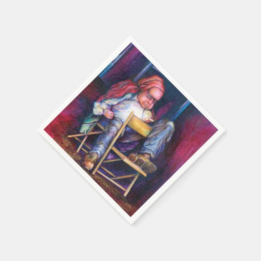 Norman Perfers om in zijn slaap te tekenen Servet (Hoek)