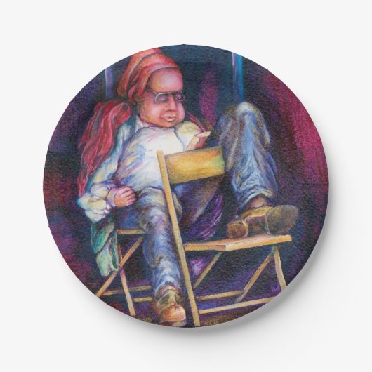 Norman verkiest in zijn slaap te tekenen papieren bordje (Voorkant)