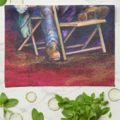 Norman verkiest in zijn slaap te tekenen theedoek (Gevouwen)