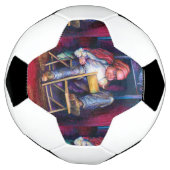 Norman verkiest in zijn slaap te tekenen voetbal (Gedraaid)