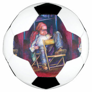 Norman verkiest in zijn slaap te tekenen voetbal