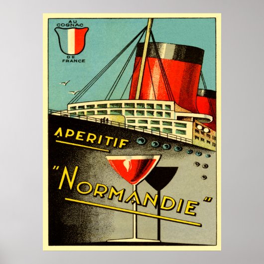 normandie aperitif poster (Voorkant)