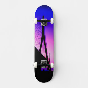 Normandië-brug, Le Havre, Frankrijk Skateboard