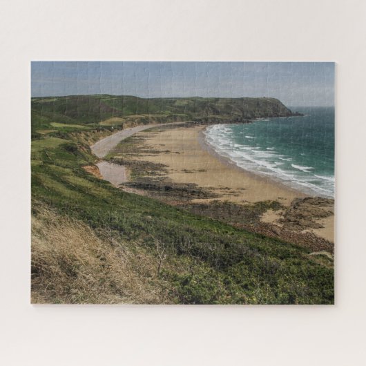 Normandie France Jigsaw Puzzle - Ecalgrain Bay (Horizontal)