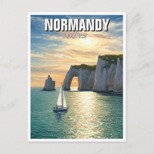 Normandië Frankrijk Étretat Kliffen Briefkaart
