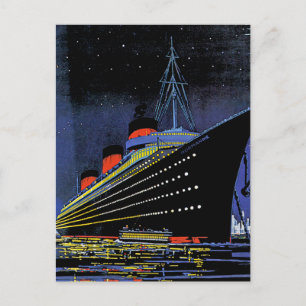 Normandie in Night Briefkaart