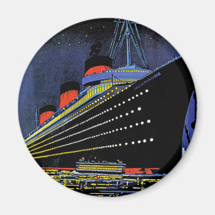 Normandie in Night Magneet