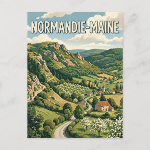 Normandie-Maine Regionaal Natuurpark Frankrijk Briefkaart