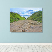 Normandië Road Canvas Afdruk (Insitu (Houten vloer))