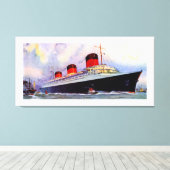 Normandie van de Franse lijn - L Canvas Afdruk (Insitu (Houten vloer))