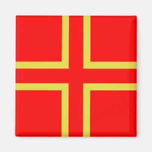 Normandische magneet - Vlag van Sint Olaf