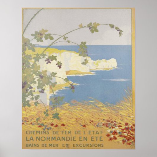 Normandy Beach France Poster (Voorkant)