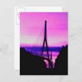 Normandy Bridge, Le Havre, France 2 Briefkaart (Voorkant / Achterkant)