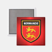 Normandy Flag Magneet (Voorkant / Achterkant)