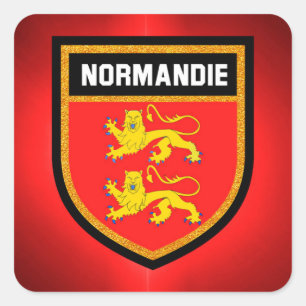 Normandy Flag Vierkante Sticker
