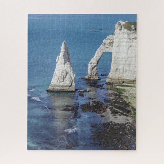 Normandy France Jigsaw Puzzle - Cliffs of Etretat Legpuzzel (Verticaal)