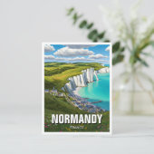 Normandy France Travel Briefkaart (Staand voorkant)