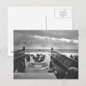 Normandy Invasion at D-Day - 1944 Briefkaart (Voorkant / Achterkant)