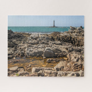 Normandy Jigzaag Puzzle - La Hague Lighthouse Legpuzzel