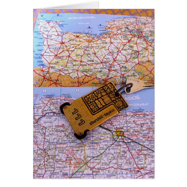 Normandy Map (Voorkant)